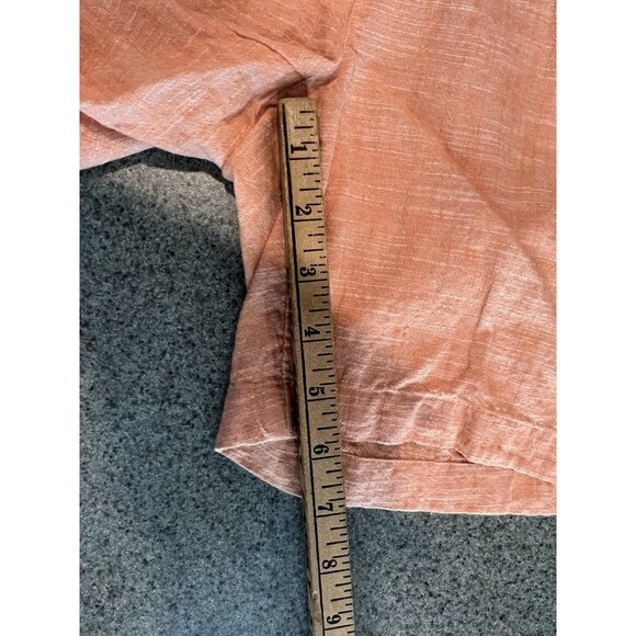 Vineyard Vines Shorts Mens Small Orange Light Cotton Waist Drawstring - Picture 5 of 12